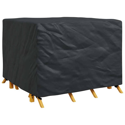 Buitenmeubelhoes Zwart 125 x 125 x 74 cm 600D stof