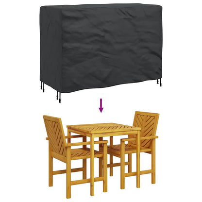 Hoes voor tuinmeubelen Zwart 130 x 80 x 70 cm 210D