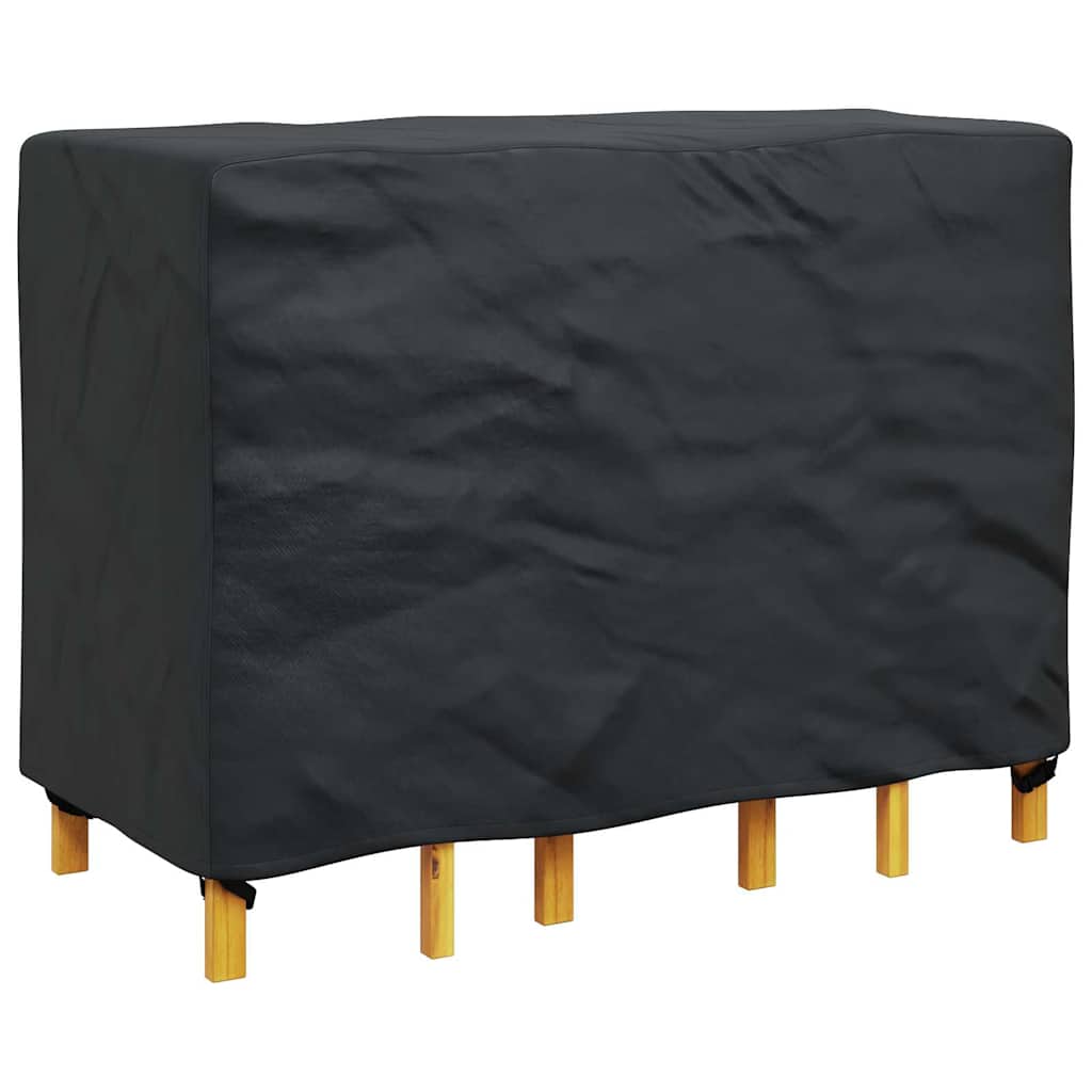 Hoes voor tuinmeubelen Zwart 130 x 80 x 70 cm 210D