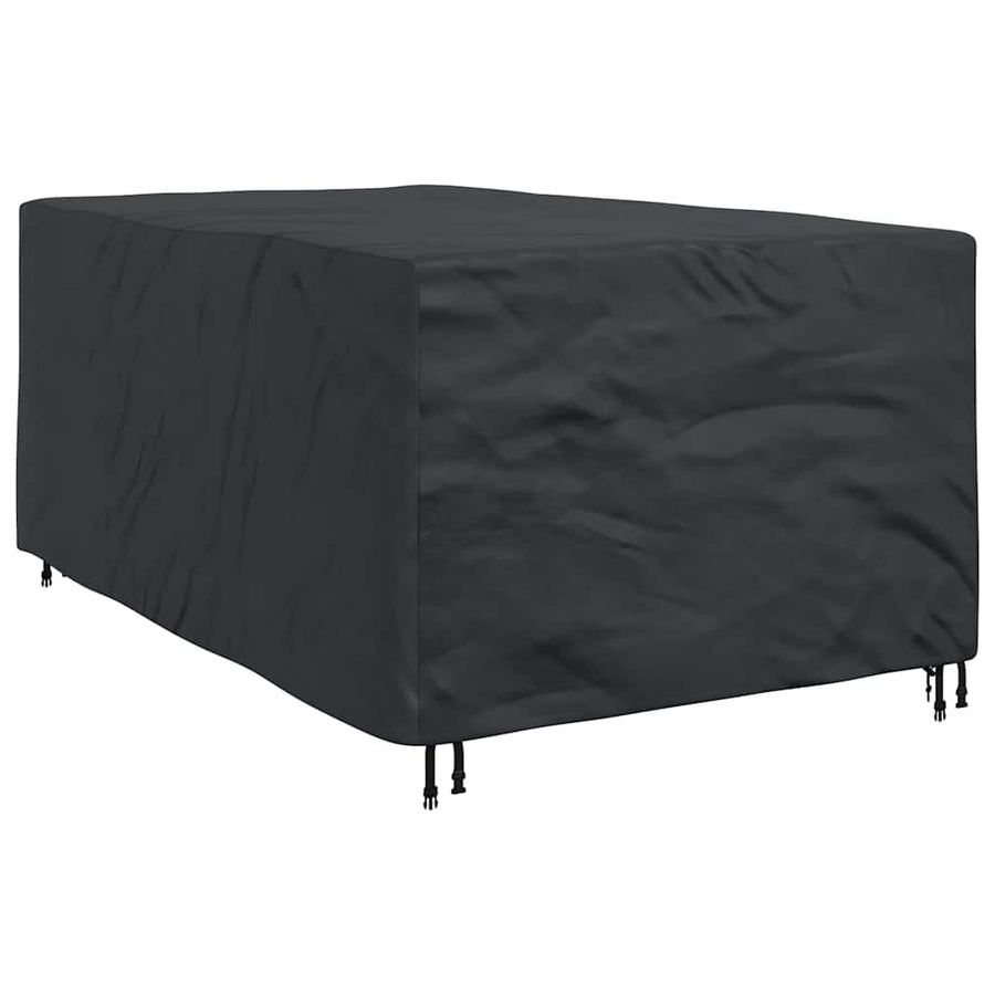Hoes voor tuinmeubelen Zwart 143 x 225 x 90 cm 210D