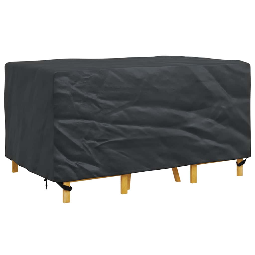 Hoes voor tuinmeubelen Zwart 160 x 100 x 70 cm 210D