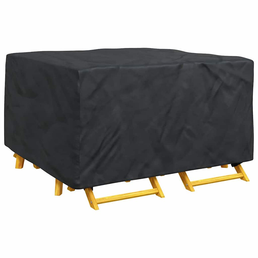 Hoes voor tuinmeubelen Zwart 150 x 150 x 75 cm 210D