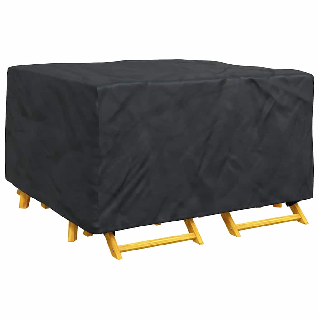 Hoes voor tuinmeubelen Zwart 150 x 150 x 75 cm 600D