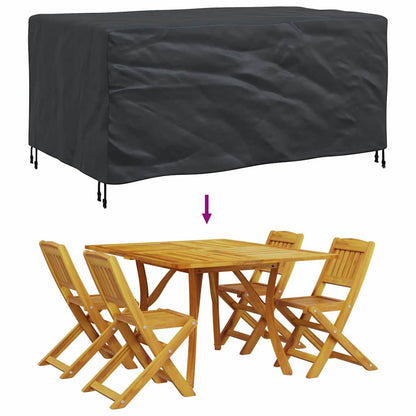 Hoes voor tuinmeubelen Zwart 170 x 100 x 70 cm 210D