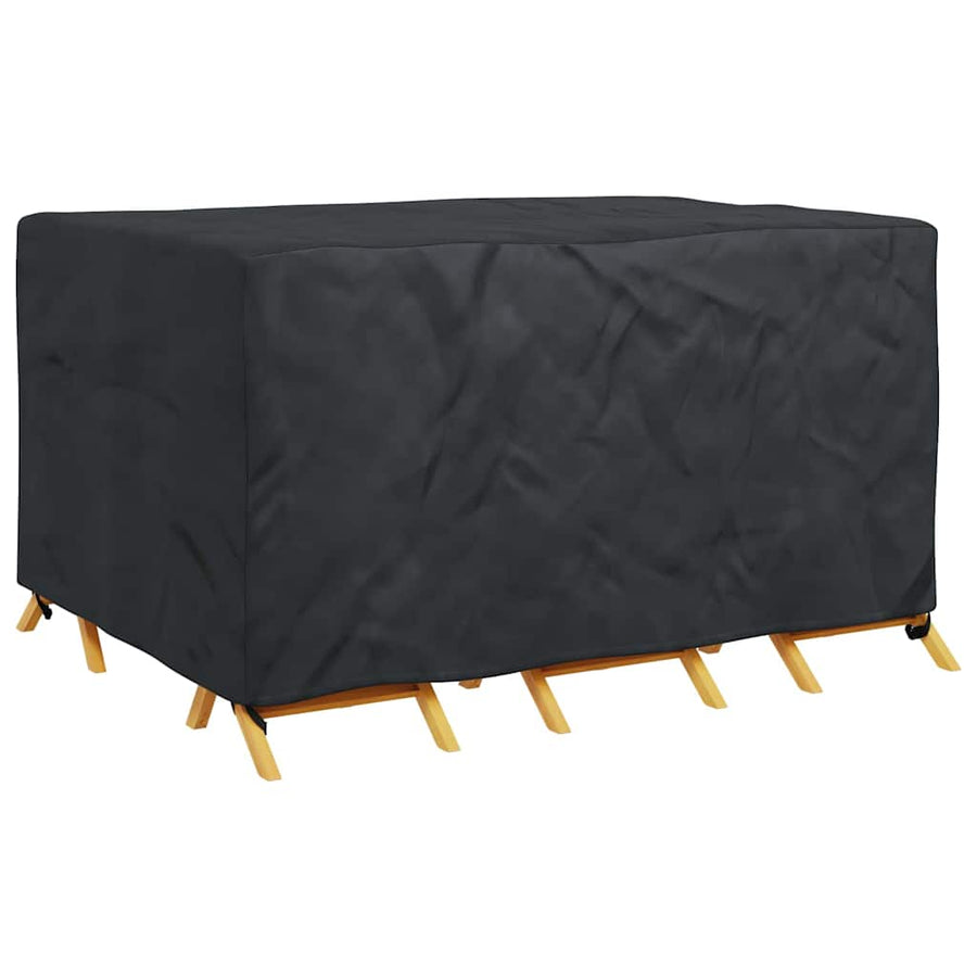 Hoes voor tuinmeubelen Zwart 180 x 120 x 74 cm 420D