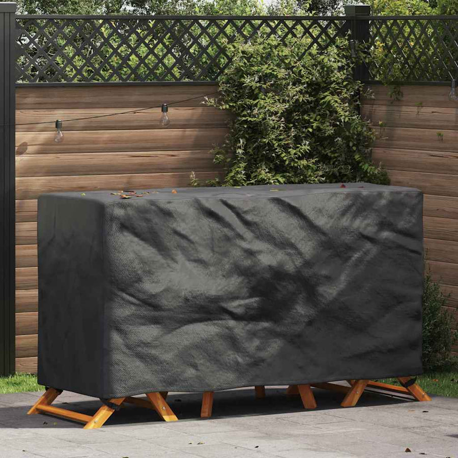Hoes voor tuinmeubelen Zwart 180 x 70 x 90 cm 210D