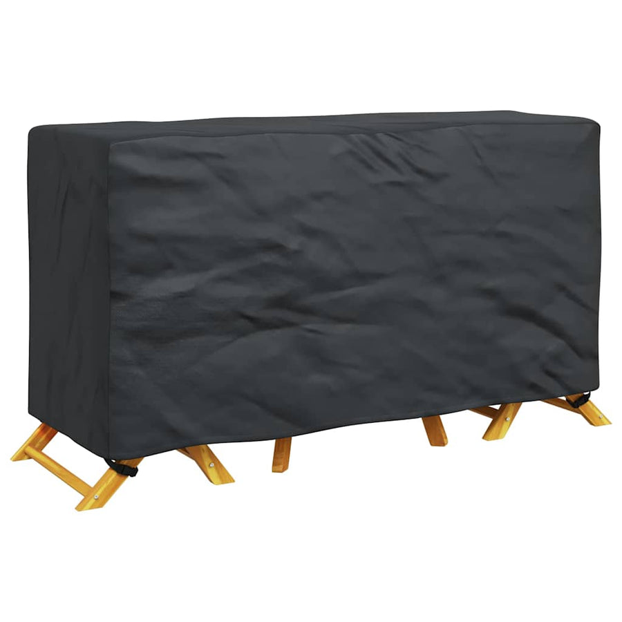 Hoes voor tuinmeubelen Zwart 180 x 70 x 90 cm 210D