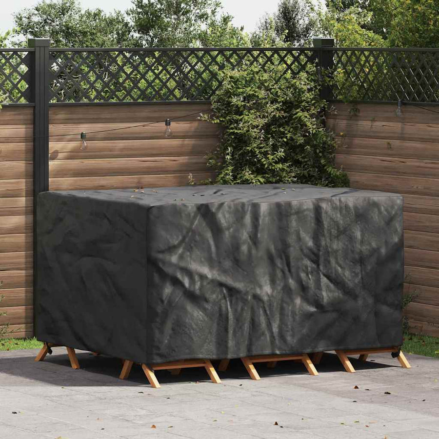Hoes voor tuinmeubelen Zwart 180 x 150 x 85 cm 210D
