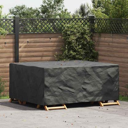 Hoes voor tuinmeubelen Zwart 200 x 160 x 70 cm 210D