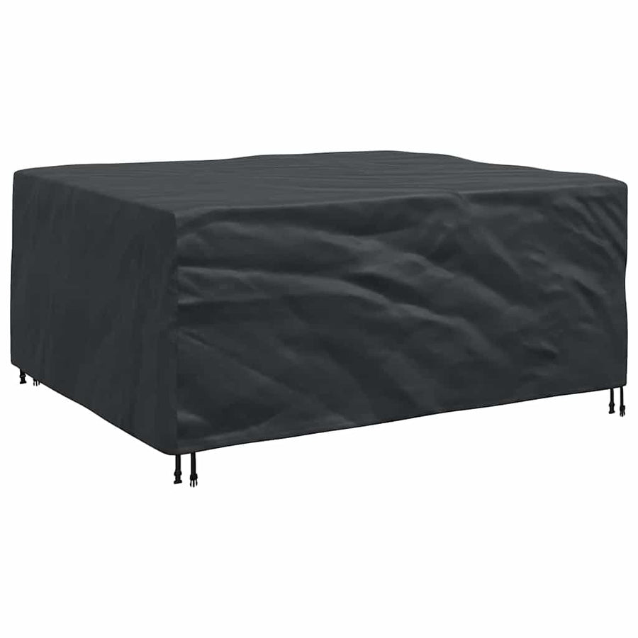 Hoes voor tuinmeubelen Zwart 200 x 165 x 80 cm 210D