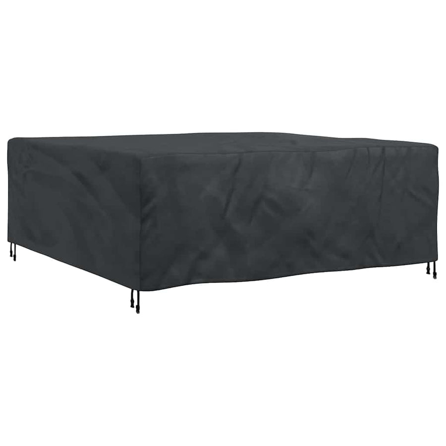 Hoes voor tuinmeubelen Zwart 200 x 200 x 90 cm 210D
