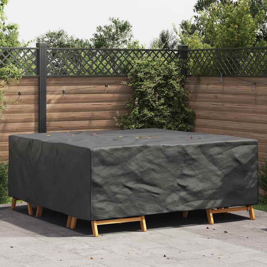 Hoes voor tuinmeubelen Zwart 200 x 200 x 90 cm 420D