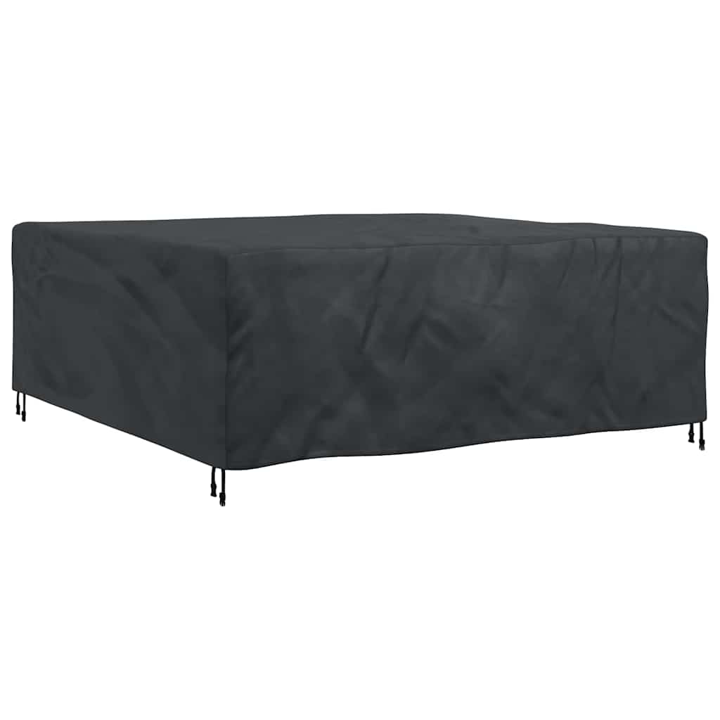 Hoes voor tuinmeubelen Zwart 200 x 200 x 90 cm 600D