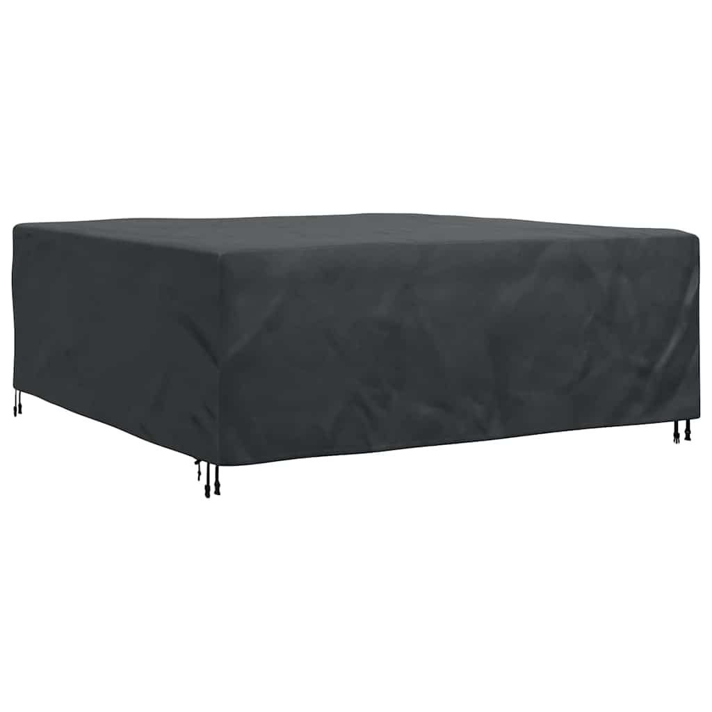 Hoes voor tuinmeubelen Zwart 200 x 200 x 90 cm 600D