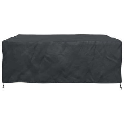 Hoes voor tuinmeubelen Zwart 200 x 200 x 90 cm 600D