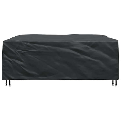 Hoes voor tuinmeubelen Zwart 200 x 200 x 90 cm 600D