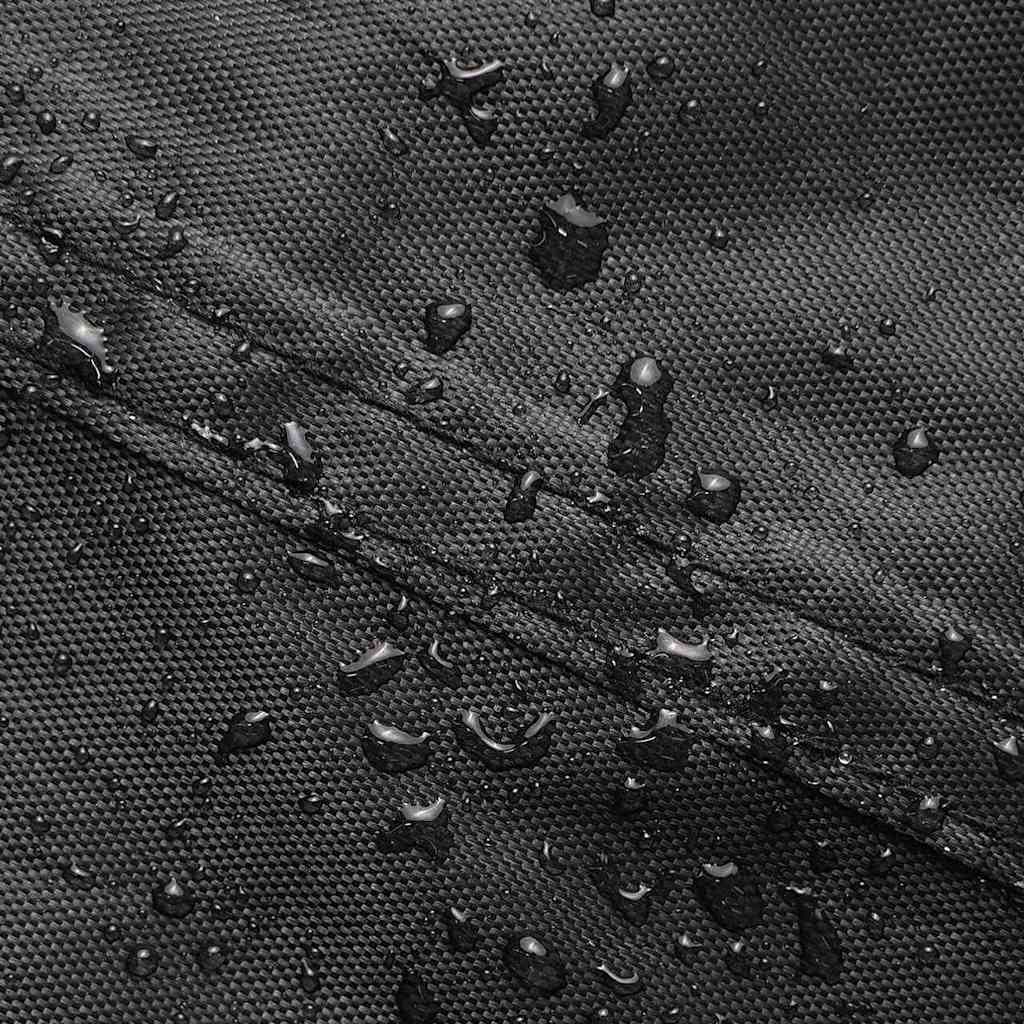 Hoes voor tuinmeubelen Zwart 220 x 220 x 70 cm 210D