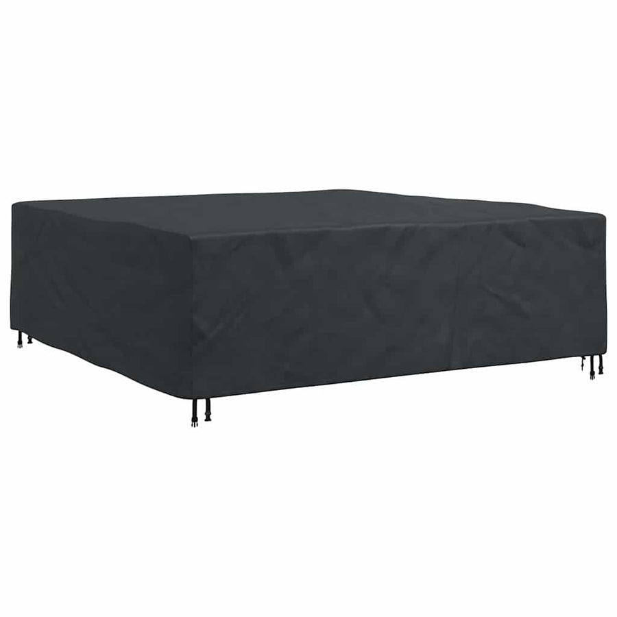 Hoes voor tuinmeubelen Zwart 220 x 220 x 70 cm 420D