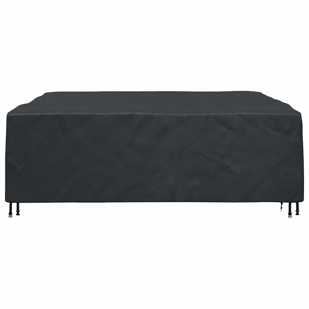 Hoes voor tuinmeubelen Zwart 220 x 220 x 70 cm 420D