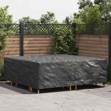 Hoes voor tuinmeubelen Zwart 220 x 220 x 70 cm 600D