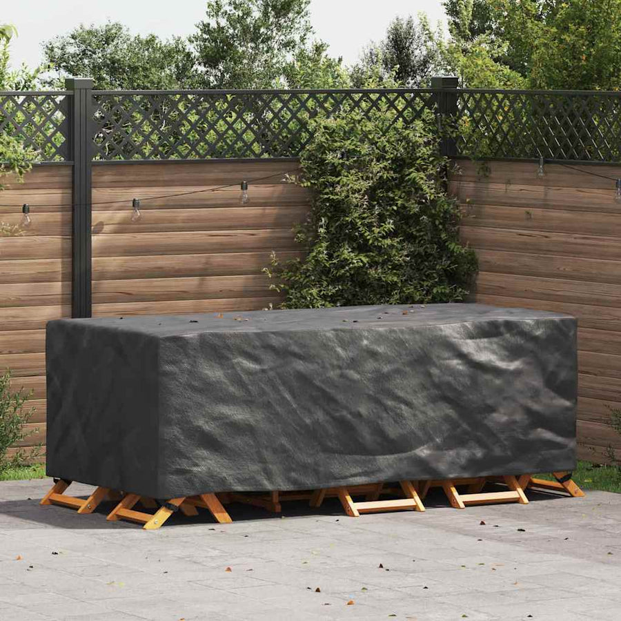 Hoes voor tuinmeubelen Zwart 229 x 113 x 73 cm 210D