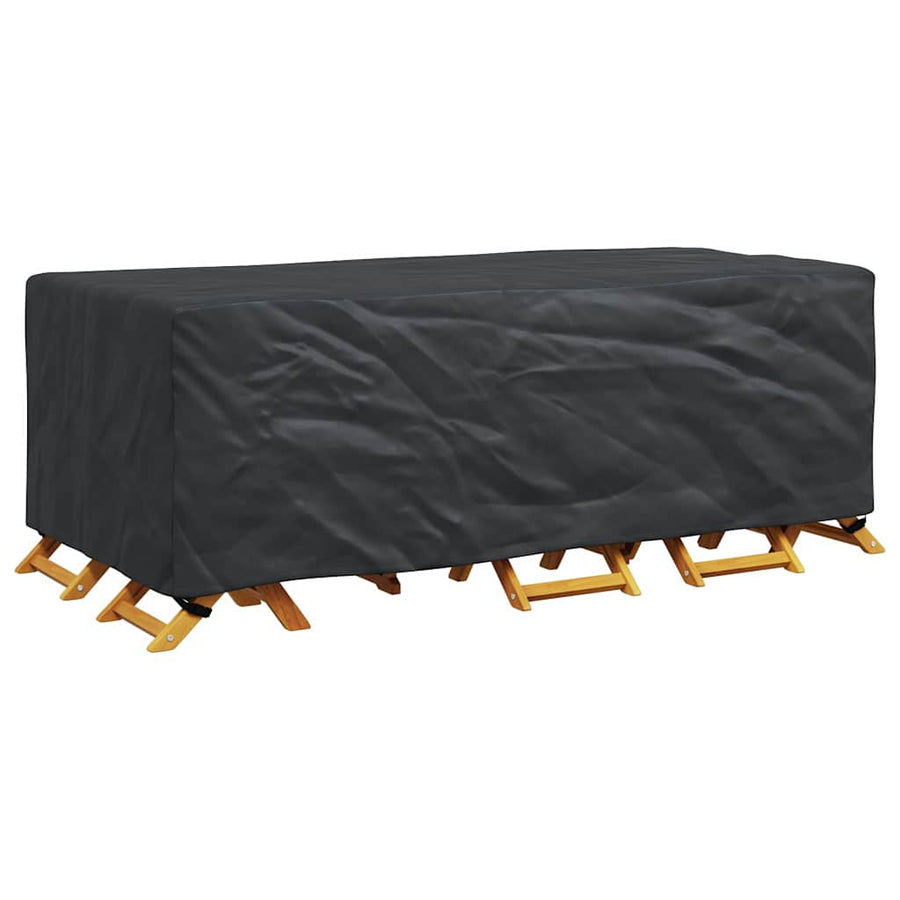 Hoes voor tuinmeubelen Zwart 229 x 113 x 73 cm 210D