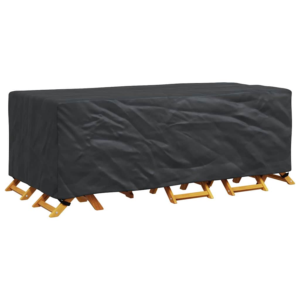 Hoes voor tuinmeubelen Zwart 229 x 113 x 73 cm 600D