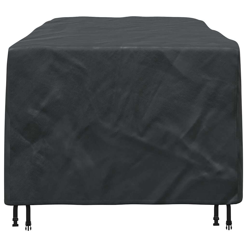 Hoes voor tuinmeubelen Zwart 229 x 113 x 73 cm 600D