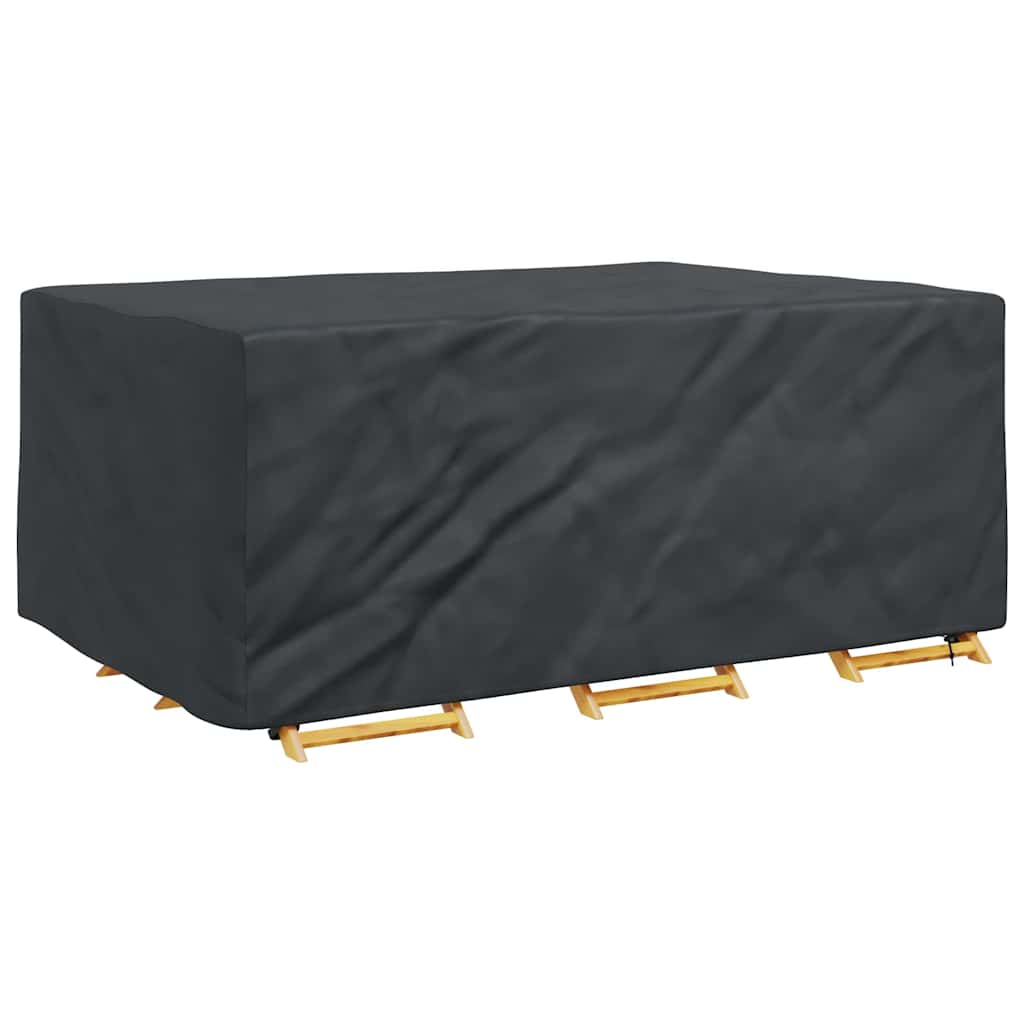 Hoes voor tuinmeubelen Zwart 230 x 165 x 80 cm 600D