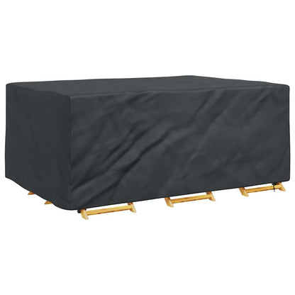 Hoes voor tuinmeubelen Zwart 230 x 165 x 80 cm 600D