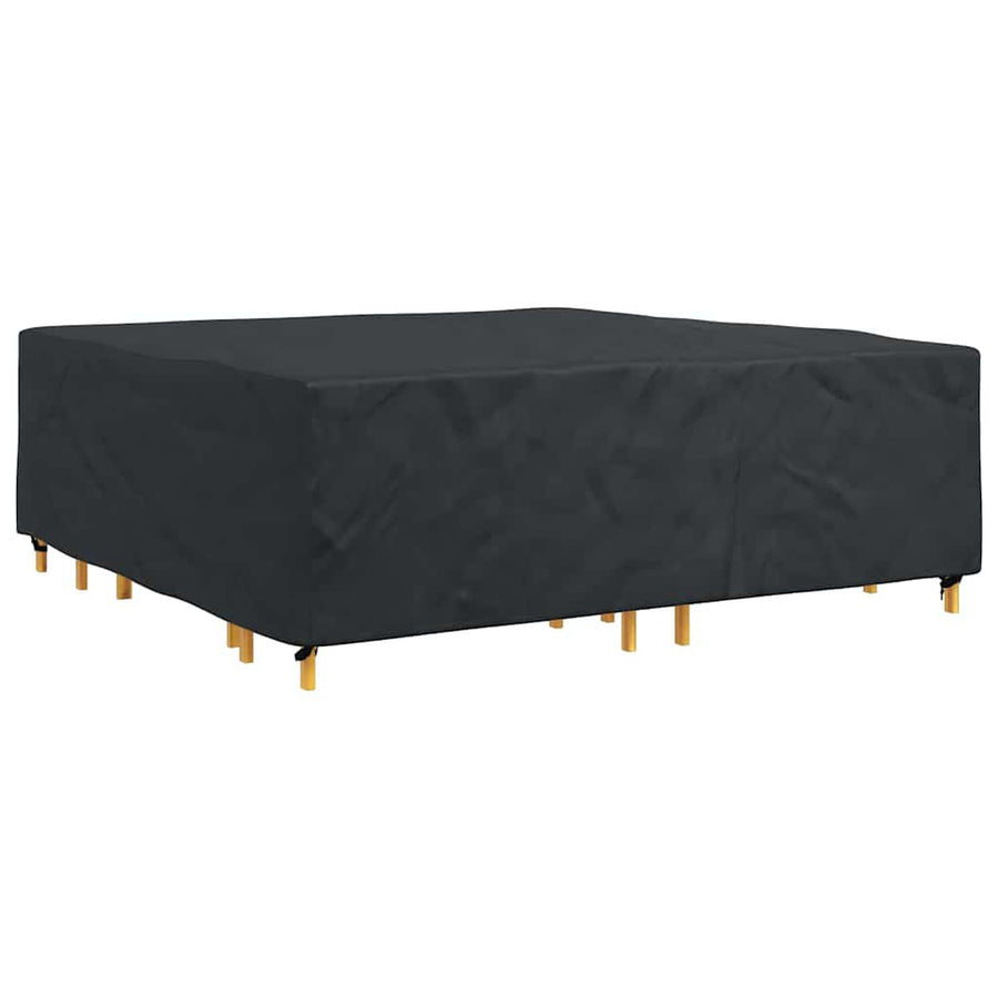 Hoes voor tuinmeubelen Zwart 235 x 235 x 70 cm 210D