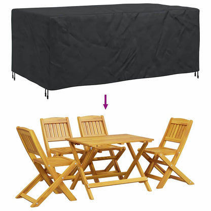 Hoes voor tuinmeubelen Zwart 240 x 140 x 90 cm 600D