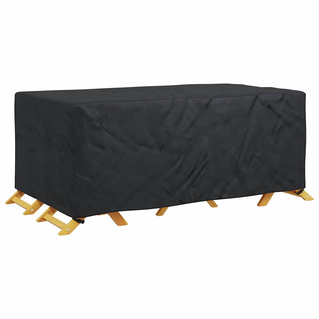 Hoes voor tuinmeubelen Zwart 240 x 140 x 90 cm 600D