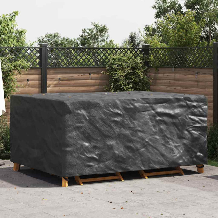 Hoes voor tuinmeubelen Zwart 240 x 160 x 100 cm 420D