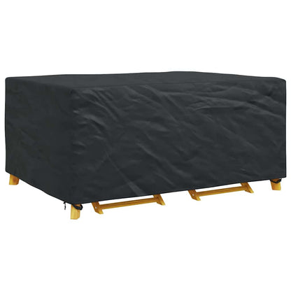 Hoes voor tuinmeubelen Zwart 240 x 180 x 100 cm 210D