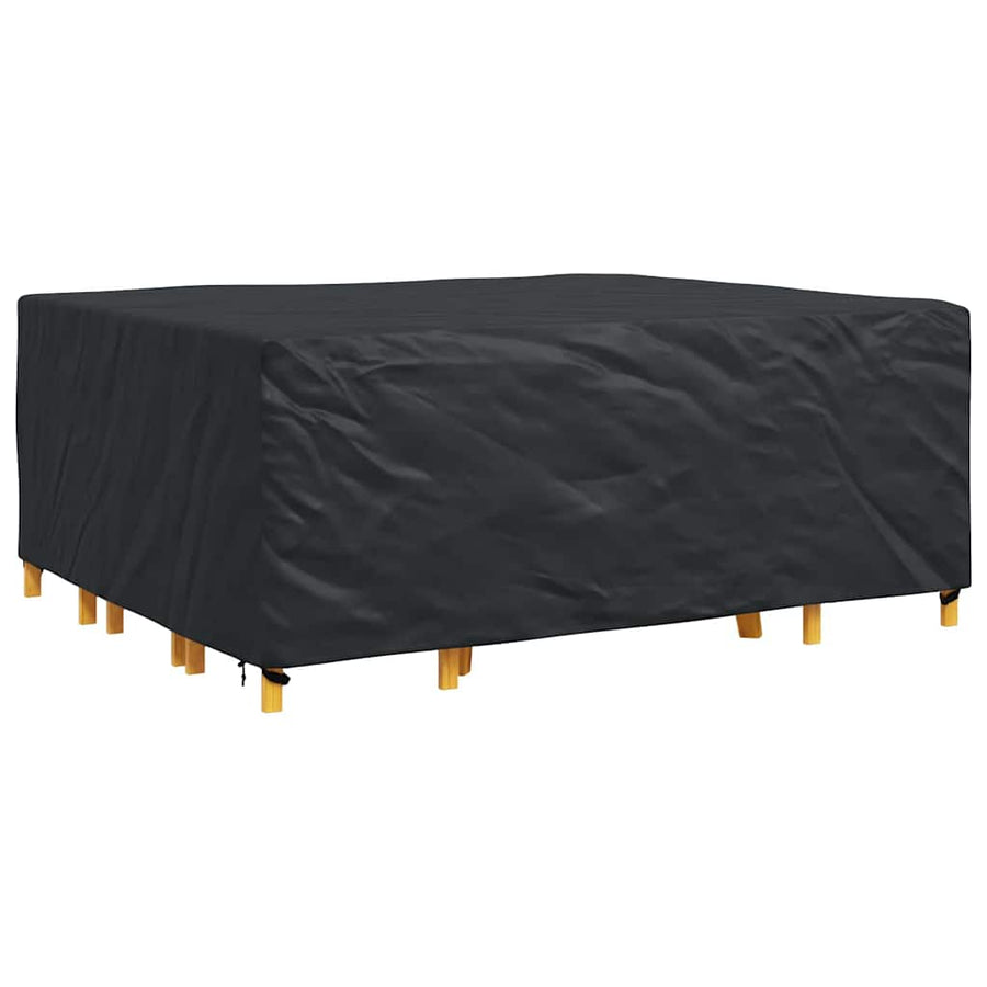 Hoes voor tuinmeubelen Zwart 250 x 210 x 70 cm 210D