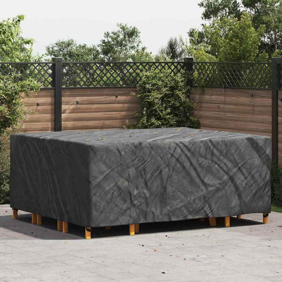Hoes voor tuinmeubelen Zwart 250 x 210 x 70 cm 420D