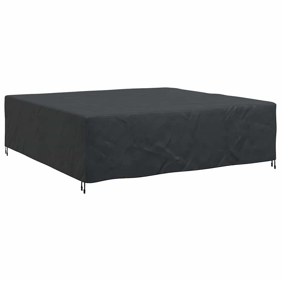 Hoes voor tuinmeubelen Zwart 260 x 260 x 70 cm 210D