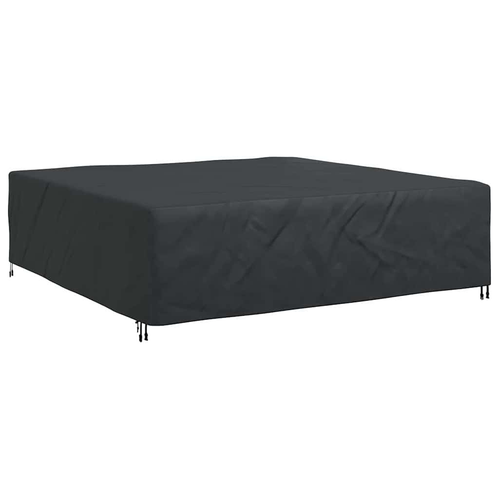 Hoes voor tuinmeubelen Zwart 260 x 260 x 70 cm 420D