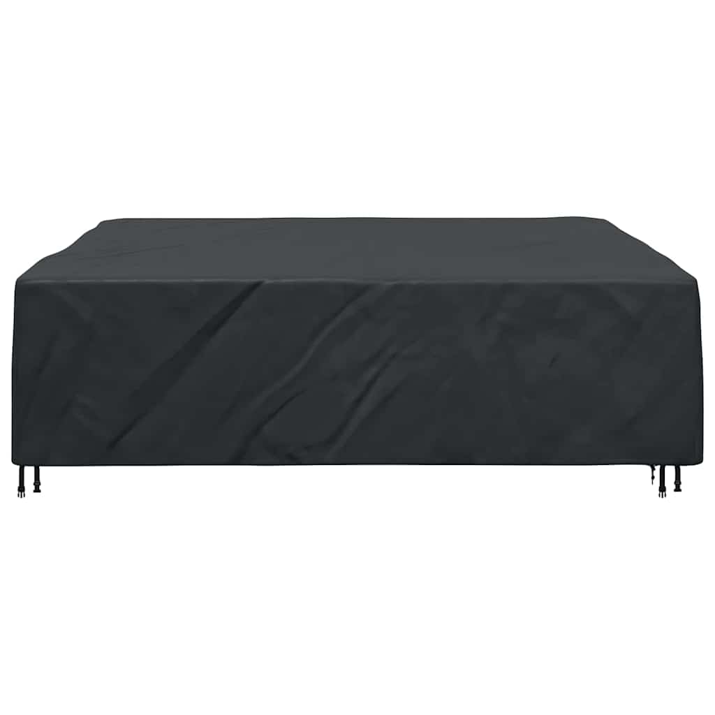 Hoes voor tuinmeubelen Zwart 260 x 260 x 70 cm 420D