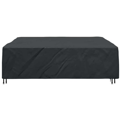 Hoes voor tuinmeubelen Zwart 260 x 260 x 70 cm 420D