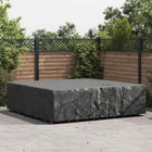 Tuinmeubelhoes 260x260x90 cm zwart 600D
