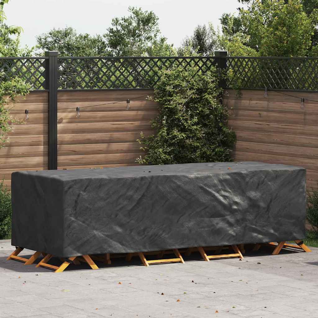 Hoes voor tuinmeubelen Zwart 270 x 110 x 70 cm 210D