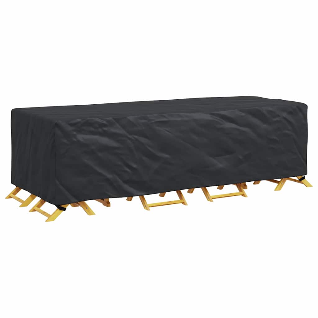 Hoes voor tuinmeubelen Zwart 270 x 110 x 70 cm 210D
