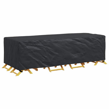Hoes voor tuinmeubelen Zwart 270 x 110 x 70 cm 210D