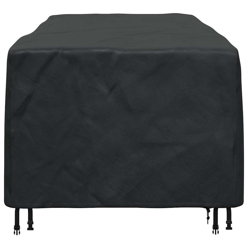 Hoes voor tuinmeubelen Zwart 270 x 110 x 70 cm 210D
