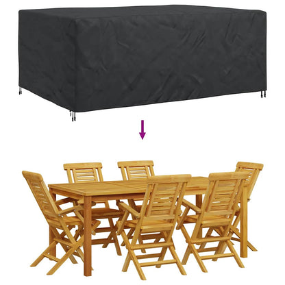 Hoes voor tuinmeubelen Zwart 270 x 180 x 90 cm 600D