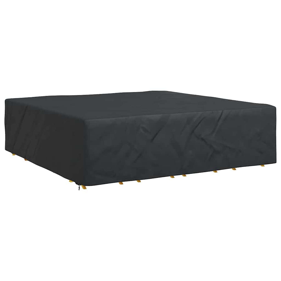 Hoes voor tuinmeubelen Zwart 275 x 275 x 70 cm 210D