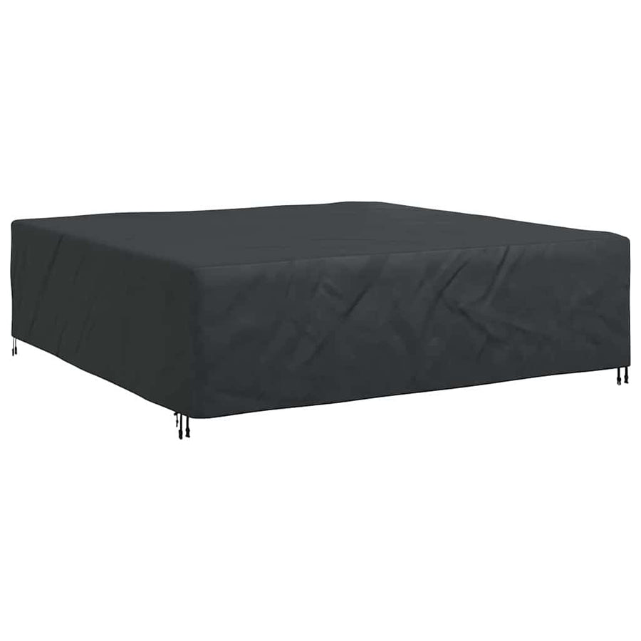 Hoes voor tuinmeubelen Zwart 275 x 275 x 70 cm 600D