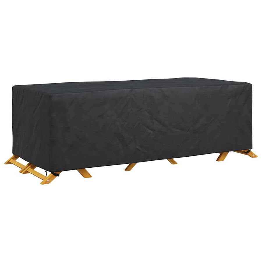Hoes voor tuinmeubelen Zwart 300 x 140 x 90 cm 210D